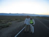 At this point, Steve has spent 12 plus hours in 125 degree heat, climbed more than 35 miles and two mountain ranges, and is starting the second night.  